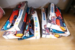 Six Zuru X-Shot Vigilante foam pellet toy guns