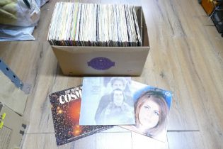 Box of Vinyl LP's, Simon & Garfunkel, Showaddywaddy,