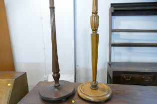 Two standard lamp bases