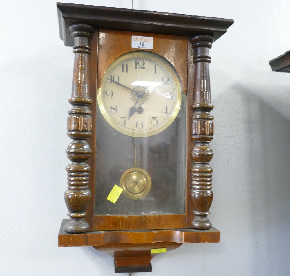 Wooden wall clock,