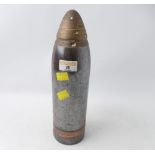 Military World War One 18 lb shell marked "983 VSM"