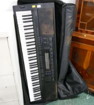 Casio keyboard with stand