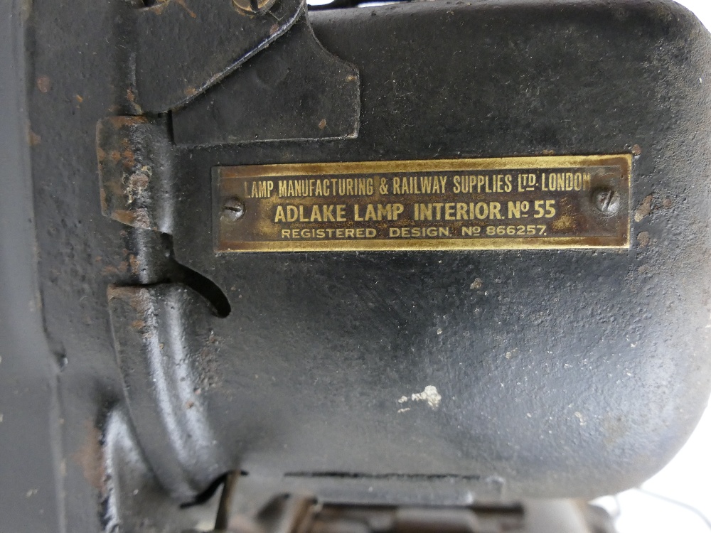 Pair of Adlake Railway Lamp Interior No. - Image 3 of 4