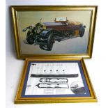 Framed print of Rolls Royce Silver Ghost