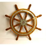 Pine ships wheel, diameter 74 cm