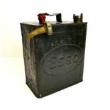 Esso Petroleum Spirit petrol can, black,