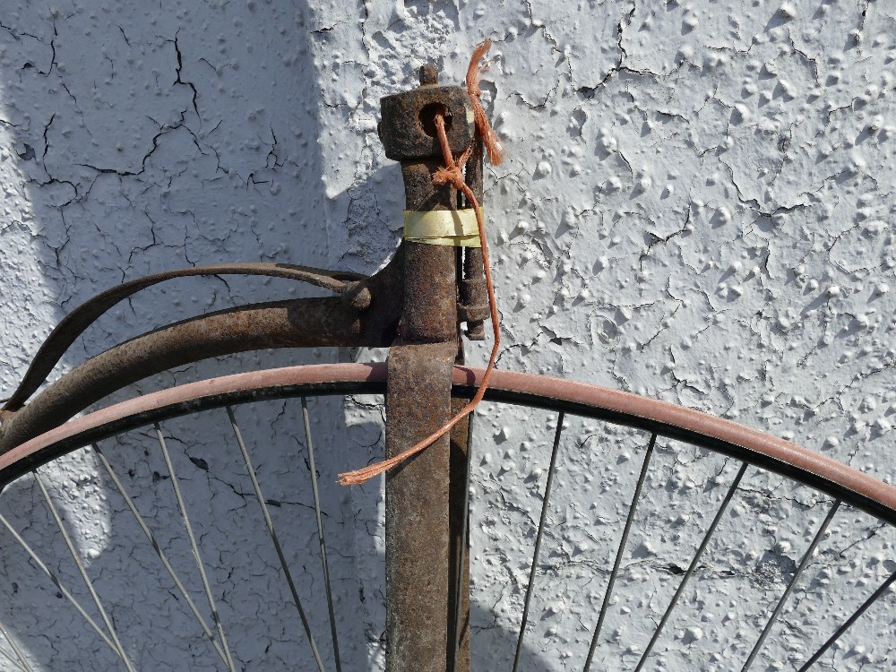 Penny Farthing bicycle with newly replac - Image 3 of 7