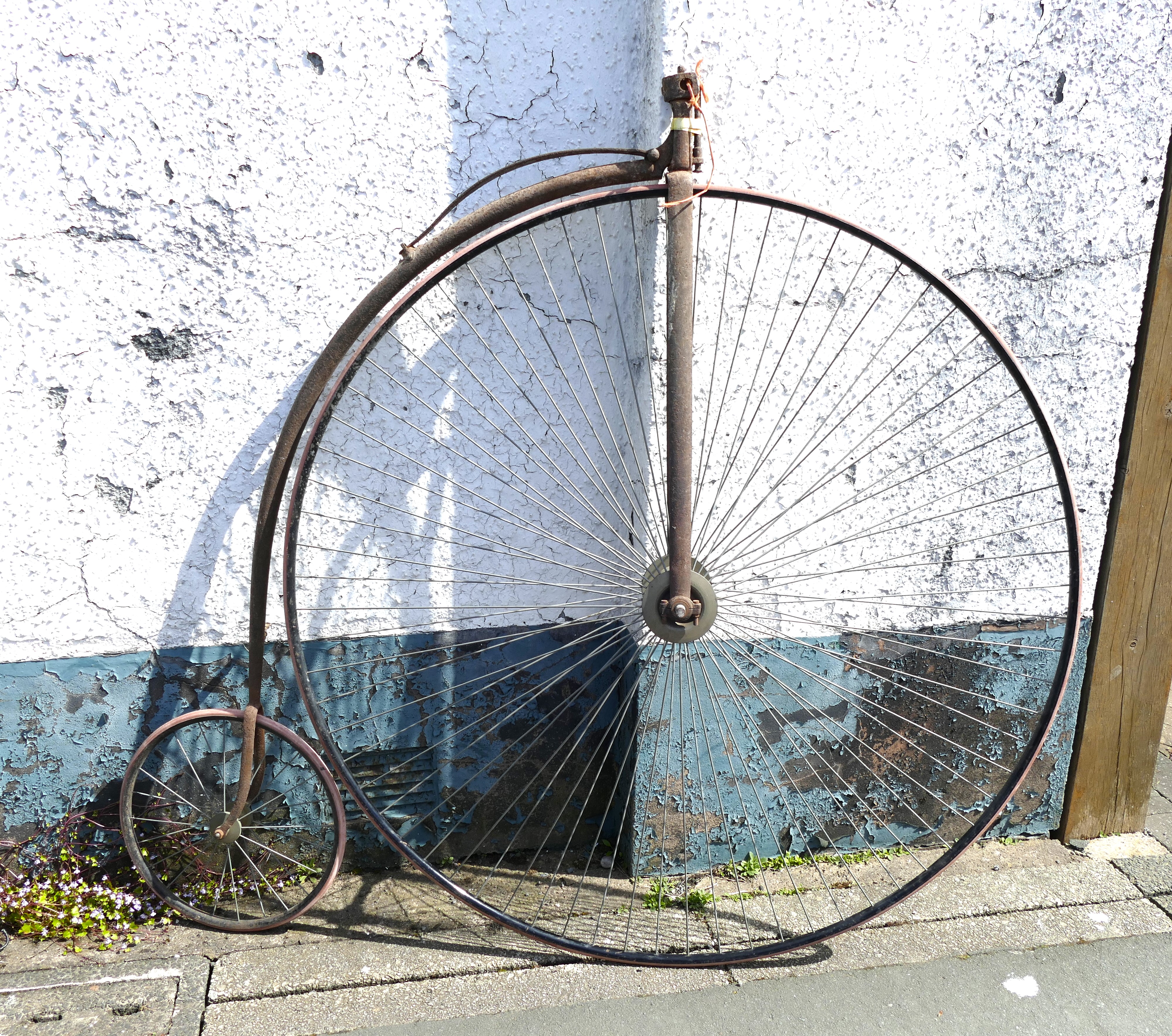 Penny Farthing bicycle with newly replac