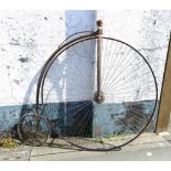 Penny Farthing bicycle with newly replac