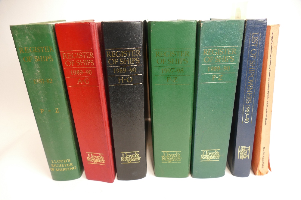 Seven volumes of Register of Ships inclu - Bild 2 aus 2