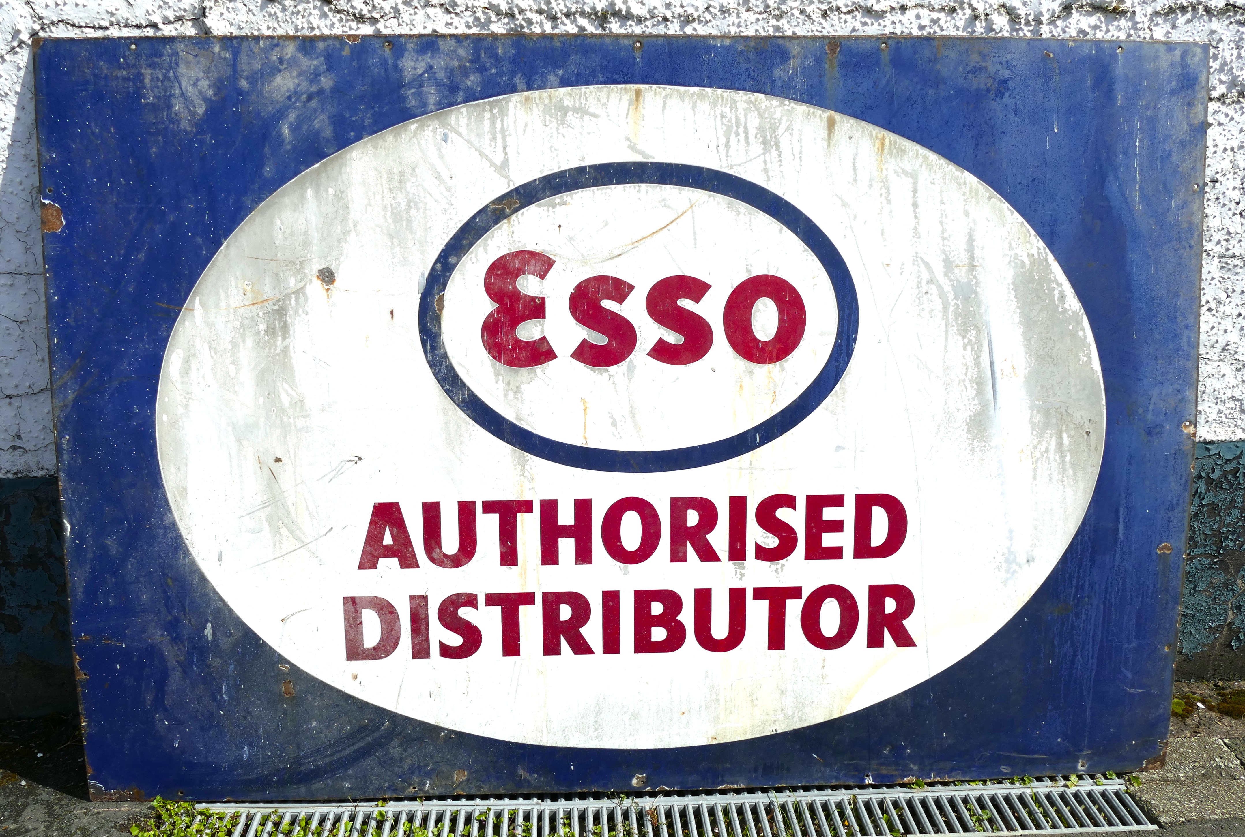 Esso Authorised Distributor tinplate adv