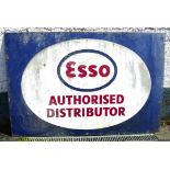 Esso Authorised Distributor tinplate adv