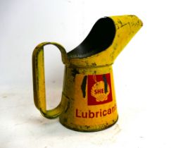 Shell Lubricants yellow pint oil pouring