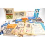 Bundle of vintage motorbike ephemera inc