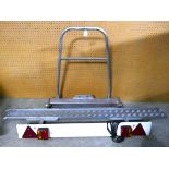 Foldable scooter/bike carrier rack for c