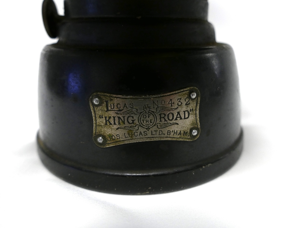 Lucas King of The Road brass No 432 rear - Image 7 of 7