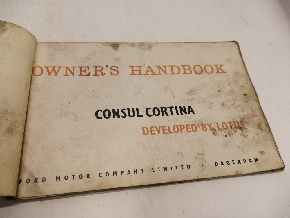 Scarce Owners Handbook Consul Cortina de - Image 2 of 4