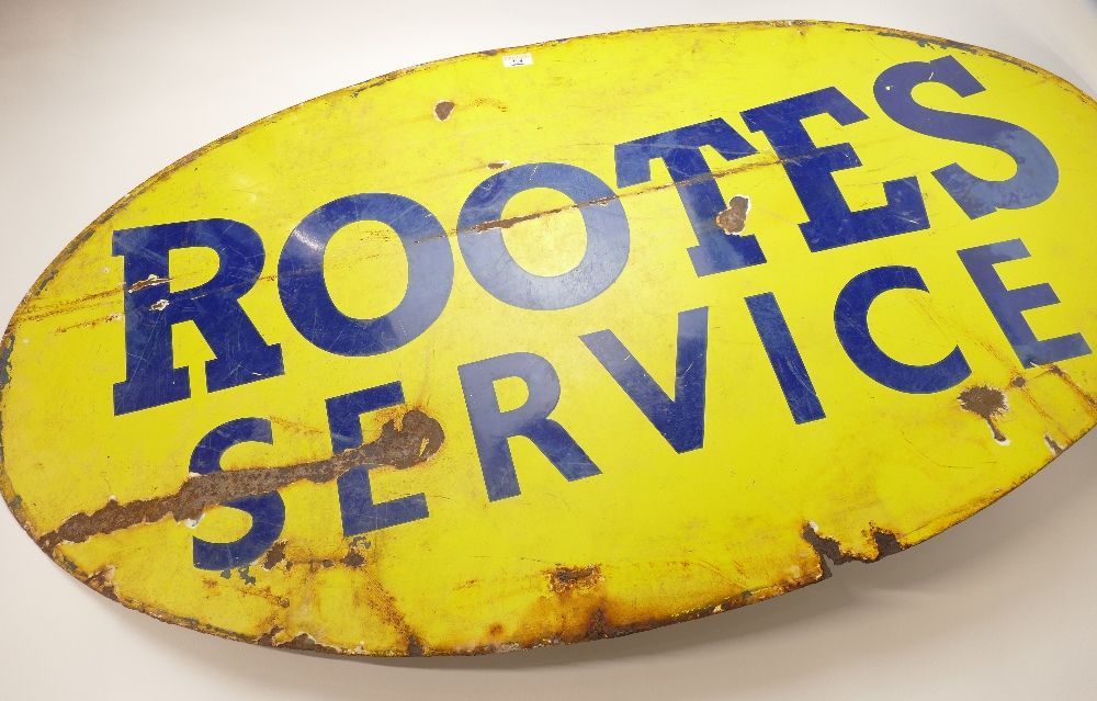 Rootes Service tinplate advertising sign - Bild 2 aus 2