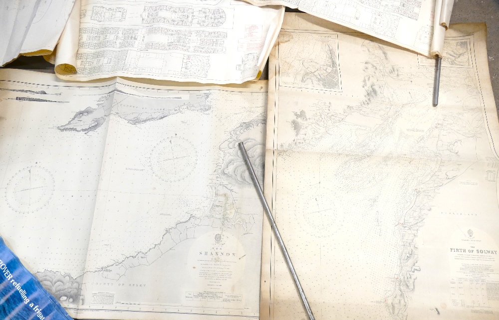 Marine map of the Shannon dated 1951, 19 - Bild 3 aus 5