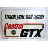 Castrol GTX 'Thank you, call again' tin