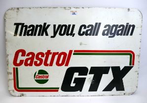 Castrol GTX 'Thank you, call again' tin