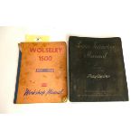 Wolseley 1500 1957-1958 Workshop Manual