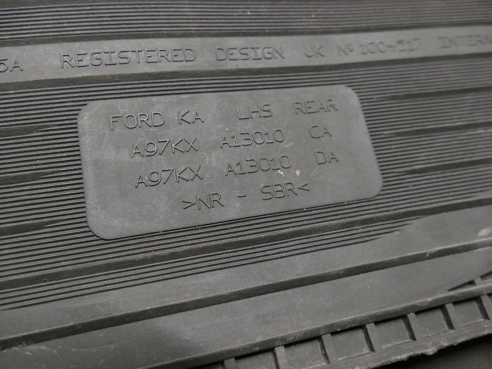 Four Ford KA car mats item numbers 2406, - Image 3 of 4