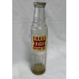 Shell X-100 Motor Oil bottle, height 29