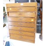 Set of desktop shop drawers,