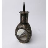 Chinese sterling silver perfume bottle