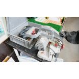 Performance Power Model PNS210 miter saw and boxed of jigsaw