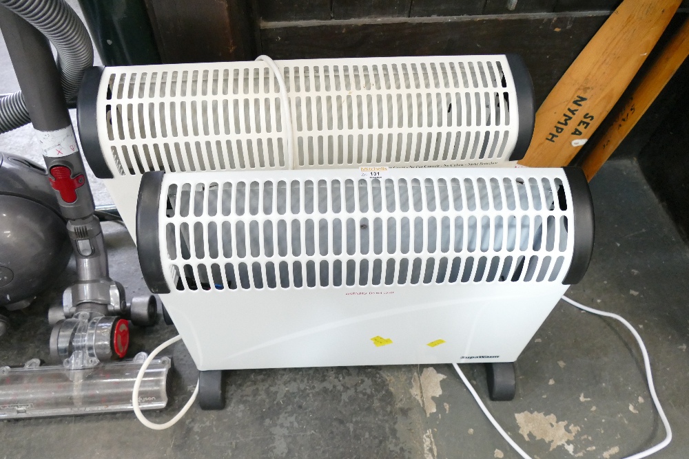 Two electric heaters