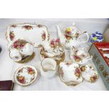 Royal Albert Old Country Roses tea set