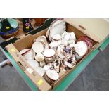 Box of teaware St Michaels,