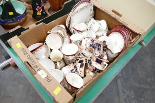 Box of teaware St Michaels,