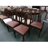 Mixed dining chairs,