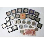 Commemorative 5 shilling coins and other commemorative coins