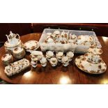 Large quantity of Royal Albert Old Country Roses tea and dinner service, tureens, cake stands,