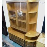 Parker Knoll dresser and similar corner cupboard