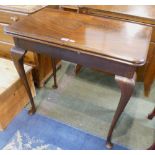 Reproduction turnover top occasional or card table