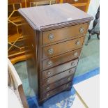 Reproduction tall slim chest of drawers