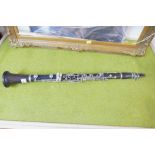 Hardwood clarinet, no makers marks,