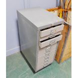 Ten flight metal filing cabinet,