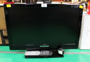 24" Techwood TV with remote