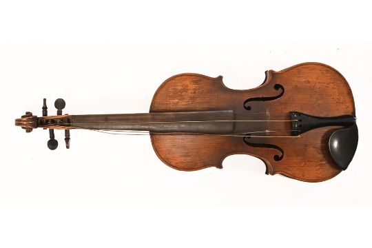 A violin marked internally Copie de Teechler (David Rome 1694), - Image 1 of 8