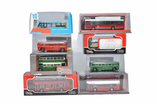 A group of Eight Corgi 'Omnibus' Diecast 1/76 Model Bus / Coach issues within the theme realm of