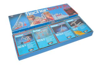 Fischer Technik; to include two model building sets, 300 and 300S, both look to be complete, as