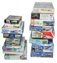 A group of 20 Plastic Model Kits from various makers to include Revell, eduard, Hobbyboss plus