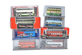 A group of Eight Corgi Omnibus Diecast 1/76 Model Bus / Coach issues (Mostly double deckers)