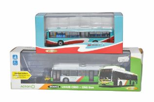 A duo of Creative Master Northcord Diecast 1/76 Model Bus / Coach issues within the theme realm of